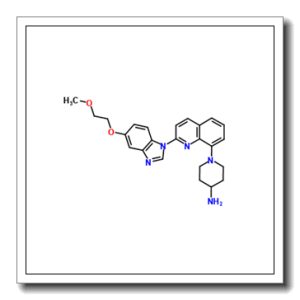 1-{2-[5-(2-Methoxyethoxy)-1H-benzimidazol-1-yl]-8-quinolinyl}-4-piperidinamine