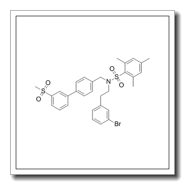 N-[2-(3-Bromophenyl)ethyl]-2,4,6-trimethyl-N-[[3'-(methylsulfonyl)[1,1'-biphenyl]-4-yl]methyl]benzenesulfonamide CAS 1613028-81-1