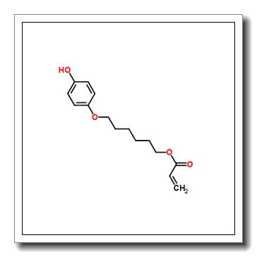6-(4-hydroxyphenoxy)hexyl prop-2-enoate CAS 161841-12-9