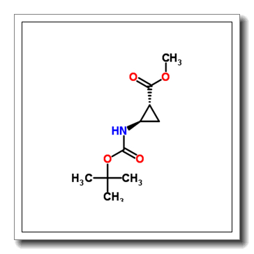 Methyl (1R,2R)-2-({[(2-methyl-2-propanyl)oxy]carbonyl}amino)cyclopropanecarboxylate CAS 162129-55-7