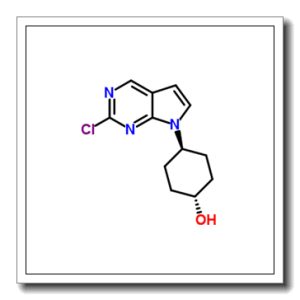 trans-4-(2-Chloro-7H-pyrrolo[2,3-d]pyrimidin-7-yl)cyclohexanol