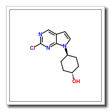 trans-4-(2-Chloro-7H-pyrrolo[2,3-d]pyrimidin-7-yl)cyclohexanol CAS 1621619-12-2
