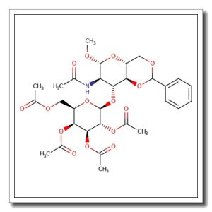 Methyl 2-acetamido-3-O-(2,3,4,6-tetra-O-acetyl-b-D-galactopyranosyl)-4,6-O-benzylidene-2-deoxy-b-D-glucopyranoside
