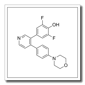 2,6-Difluoro-4-{4-[4-(4-morpholinyl)phenyl]-3-pyridinyl}phenol CAS 1627709-94-7
