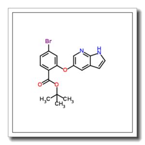 2-Methyl-2-propanyl 4-bromo-2-(1H-pyrrolo[2,3-b]pyridin-5-yloxy)benzoate
