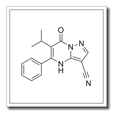 6-Isopropyl-7-oxo-5-phenyl-4,7-dihydropyrazolo[1,5-a]pyrimidine-3-carbonitrile CAS 1628208-23-0