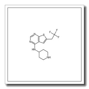N-(Piperidin-4-Yl)-6-(2,2,2-Trifluoroethyl)Thieno[2,3-D]Pyrimidin-4-Amine