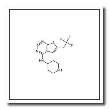 N-(Piperidin-4-Yl)-6-(2,2,2-Trifluoroethyl)Thieno[2,3-D]Pyrimidin-4-Amine CAS 1628317-93-0
