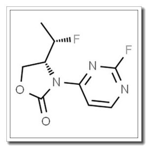 (4R)-4-[(1S)-1-Fluoroethyl]-3-(2-fluoro-4-pyrimidinyl)-1,3-oxazolidin-2-one