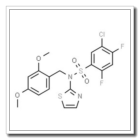 5-Chloro-N-(2,4-dimethoxybenzyl)-2,4-difluoro-N-(thiazol-2-yl)benzenesulfonamide CAS 1629041-92-4 
