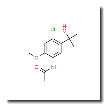N-[4-Chloro-5-(1-hydroxy-1-methylethyl)-2-methoxyphenyl]acetamide CAS 1629269-88-0