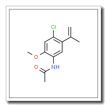 N-[4-Chloro-2-methoxy-5-(1-methylethenyl)phenyl]acetamide CAS 1629269-89-1