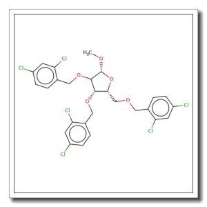 Methyl 2,3,5-tri-O-(2,4-dichlorobenzyl)-b-D-ribofuranoside