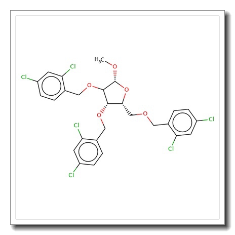 Methyl 2,3,5-tri-O-(2,4-dichlorobenzyl)-b-D-ribofuranoside