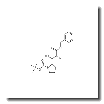 benzyl (2R,3R,2'S)-3-(N-tert-butoxycarbonyl-2'-pyrrolidinyl)-3-hydroxy-2-methylpropanoate CAS 163768-51-2