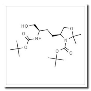 (R)-4-[(S)-3-BOC-2,2-二甲基-4-噁唑烷基]-2-(BOC-氨基)-1-丁醇