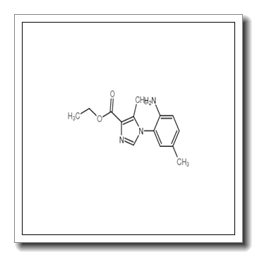 ethyl 1-(2-amino-5-methylphenyl)-5-methyl-1H-imidazole-4-carboxylate CAS 164330-69-2