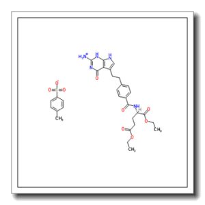N-[4-[2-(2-氨基-4,7-二氢-4-氧代-1H-吡咯并[2,3-d]嘧啶-5-基)乙基]苯甲酰]-L-谷氨酸二乙酯对甲苯磺酸盐