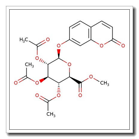 7-Hydroxy coumarin 2,3,4-tri-O-acetyl-b-D-glucuronide methyl ester