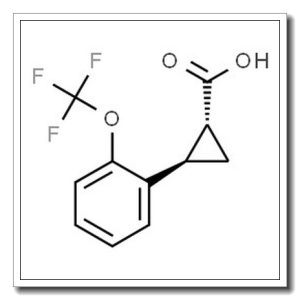 反式-2-(2-(三氟甲氧基)苯基)环丙烷-1-羧酸