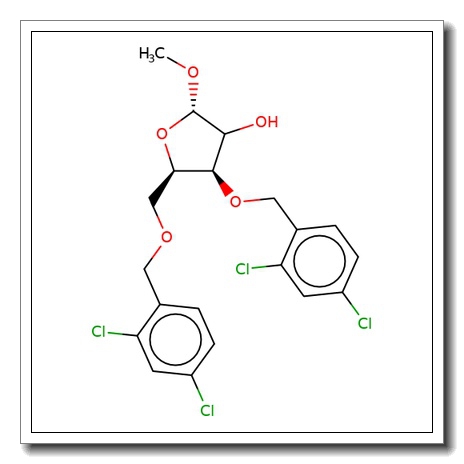 Methyl 3,5-di-O-(2,4-dichlorobenzyl)-a-D-ribofuranoside