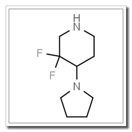 3,3-Difluoro-4-(1-pyrrolidinyl)piperidine