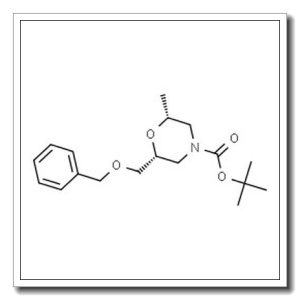 (2R,6R)-2-((苄氧基)甲基)-6-甲基吗啉-4-羧酸叔丁酯