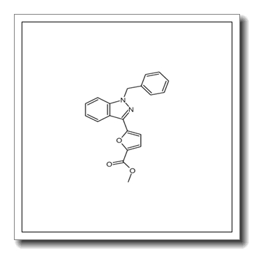 1-benzyl-3-(5-methoxycarbonyl-furan-2-yl)-1H-indazole