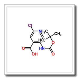 5-Boc-氨基-2-氯吡啶-4-羧酸
