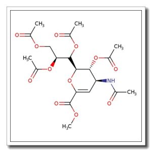 Methyl 5,7,8,9-tetra-O-acetyl-4-acylamino-2,6-anhydro-3,4-dideoxy-D-glycero-D-galacto-2-enonate