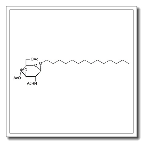Tetradecyl 2-acetamido-2-deoxy-3,4,6-tri-O-acetyl-b-D-glucopyranoside CAS 173725-25-2