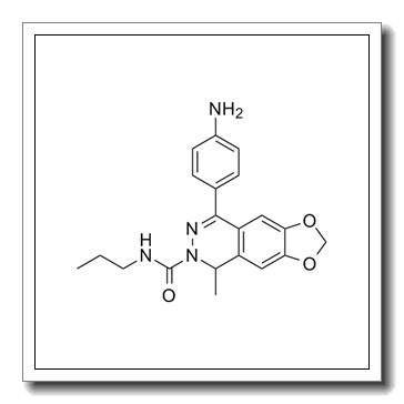 SYM 2206,(±)-4-(4-Aminophenyl)-1,2-dihydro-1-methyl-2-propylcarbamoyl-6,7-methylenedioxyphthalazine CAS 173952-44-8
