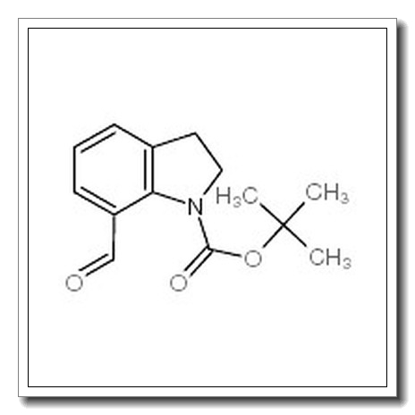 tert-butyl 7-formyl-2,3-dihydroindole-1-carboxylate CAS 174539-67-4 