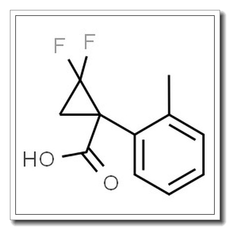2,2-二氟-1-(邻甲苯基)环丙烷-1-羧酸