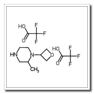 2-Methyl-1-(3-oxetanyl)piperazine trifluoroacetate (1:2)