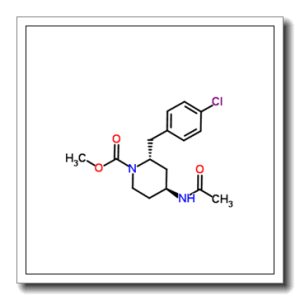 Methyl (2R,4S)-4-acetamido-2-(4-chlorobenzyl)-1-piperidinecarboxylate