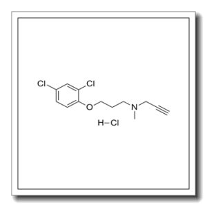 N-[3-(2,4 -二氯苯氧基)丙基]-N-甲基-2-丙炔胺盐酸盐