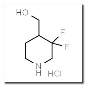 (3,3-Difluoro-4-piperidinyl)methanol hydrochloride (1:1)