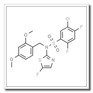 5-氯-N-(2,4-二甲氧基苄基)-2,4-二氟-N-(5-氟噻唑-2-基)苯磺酰胺