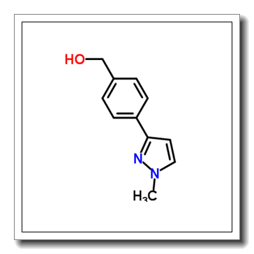 [4-(1-methylpyrazol-3-yl)phenyl]methanol CAS 179055-20-0