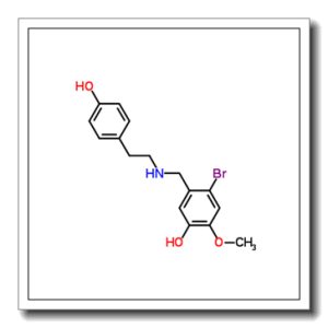 N-(4-羟基苯乙基)-2-溴-5-羟基-4-甲氧基苄胺
