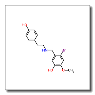 4-bromo-5-[[2-(4-hydroxyphenyl)ethylamino]methyl]-2-methoxyphenol CAS 179107-93-8