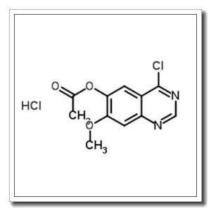 4-氯-7-甲氧基喹唑啉-6-醇乙酸酯盐酸盐