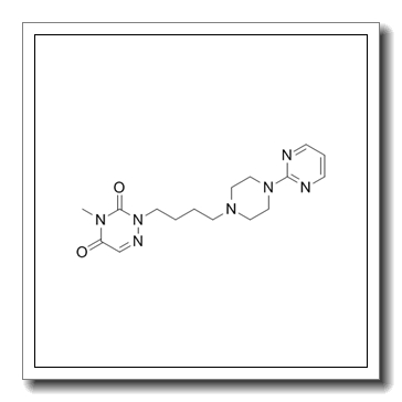 4-Methyl-2-{4-[4-(2-pyrimidinyl)-1-piperazinyl]butyl}-1,2,4-triazinane-3,5-dione CAS 179756-58-2