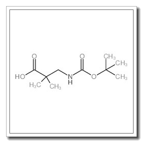 2,2-dimethyl-3-[(2-methylpropan-2-yl)oxycarbonylamino]propanoic acid CAS 180181-02-6 