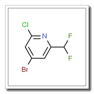 4-Bromo-2-chloro-6-(difluoromethyl)pyridine