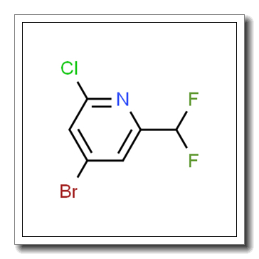 4-Bromo-2-chloro-6-(difluoromethyl)pyridine CAS 1806780-85-7