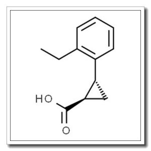 Cyclopropanecarboxylic acid, 2-(2-ethylphenyl)-, (1R,2R)-