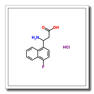 3-Amino-3-(4-fluoro-1-naphthyl)propanoic acid hydrochloride (1:1) CAS 1810070-00-8