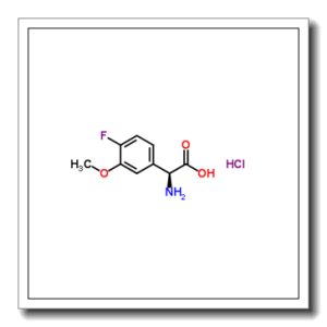 (2S)-Amino(4-fluoro-3-methoxyphenyl)acetic acid hydrochloride (1:1)